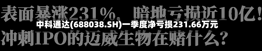 中科通达(688038.SH)一季度净亏损231.66万元-第1张图片