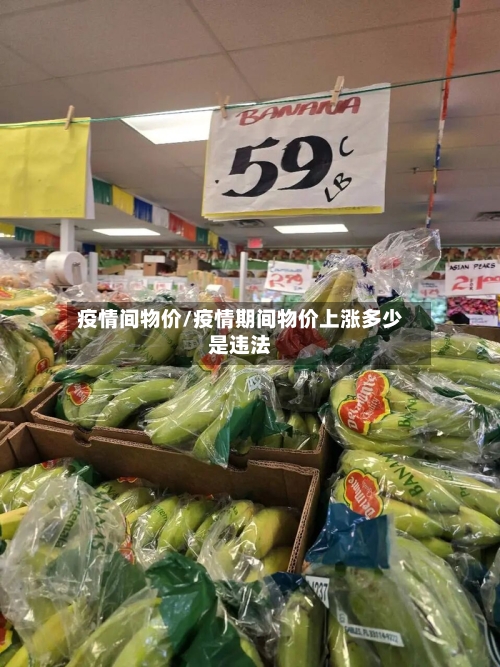 疫情间物价/疫情期间物价上涨多少是违法-第1张图片