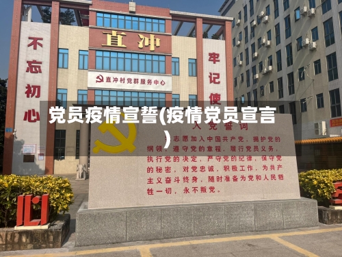 党员疫情宣誓(疫情党员宣言)-第1张图片
