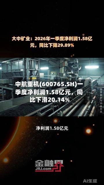 中航重机(600765.SH)一季度净利润1.58亿元	，同比下滑20.14%-第1张图片