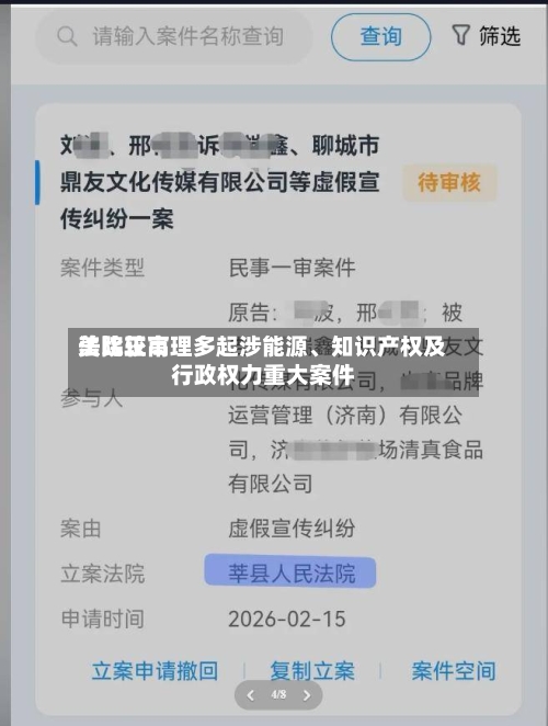 美比较高法院正审理多起涉能源	、知识产权及行政权力重大案件-第1张图片