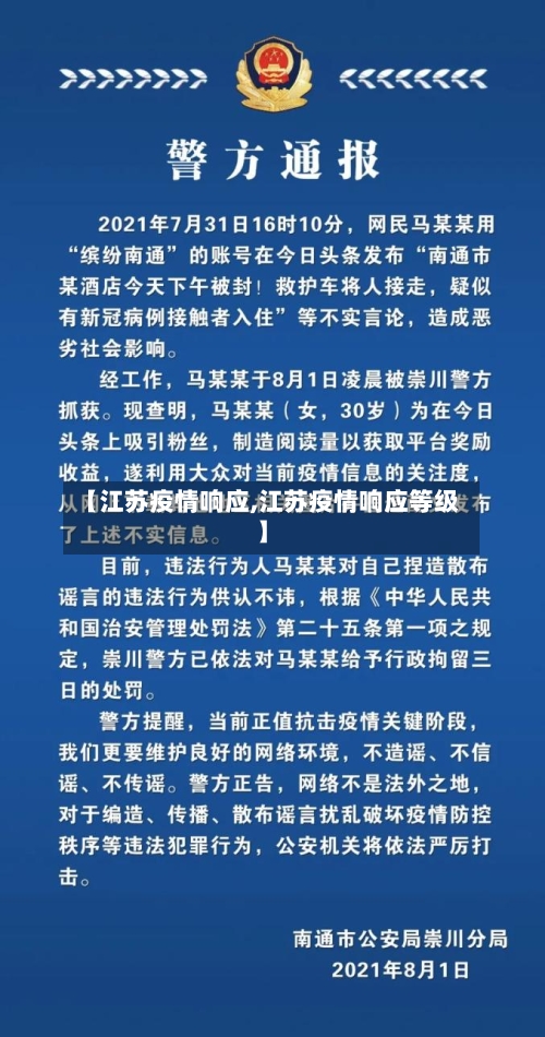 【江苏疫情响应,江苏疫情响应等级】-第2张图片