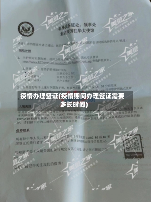 疫情办理签证(疫情期间办理签证需要多长时间)-第1张图片