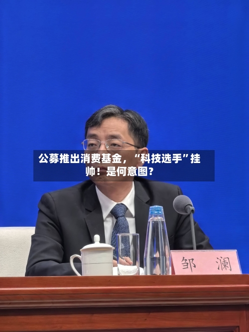 公募推出消费基金，“科技选手	”挂帅！是何意图？-第3张图片