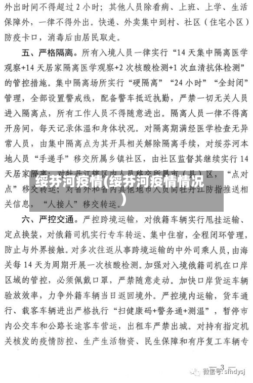 绥芬河疫情(绥芬河疫情情况)-第1张图片
