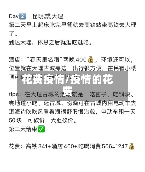 花费疫情/疫情的花费-第1张图片