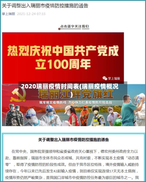 2020瑞丽疫情时间表(瑞丽疫情概况)-第1张图片