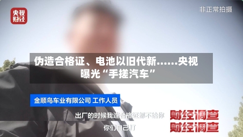 伪造合格证、电池以旧代新……央视曝光“手搓汽车	”-第2张图片