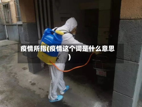 疫情所指(疫情这个词是什么意思)-第1张图片