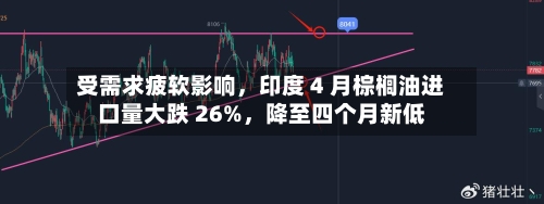 受需求疲软影响	，印度 4 月棕榈油进口量大跌 26%，降至四个月新低-第2张图片