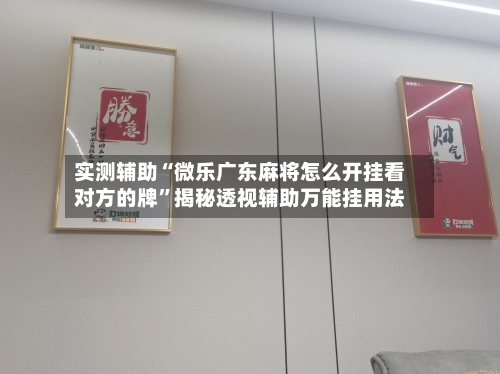 实测辅助“微乐广东麻将怎么开挂看对方的牌”揭秘透视辅助万能挂用法-第1张图片
