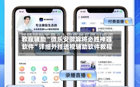 教程辅助“微乐安徽麻将必胜神器软件	”详细外挂透视辅助软件教程-第2张图片