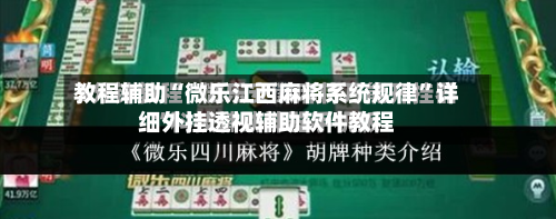 教程辅助“微乐江西麻将系统规律”详细外挂透视辅助软件教程-第3张图片