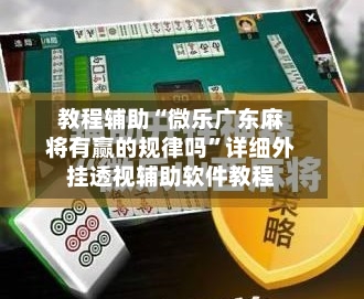 教程辅助“微乐广东麻将有赢的规律吗	”详细外挂透视辅助软件教程-第2张图片