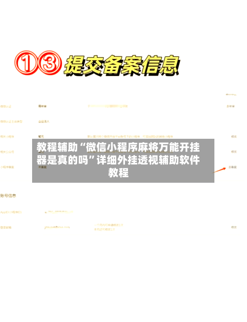 教程辅助“微信小程序麻将万能开挂器是真的吗”详细外挂透视辅助软件教程-第2张图片