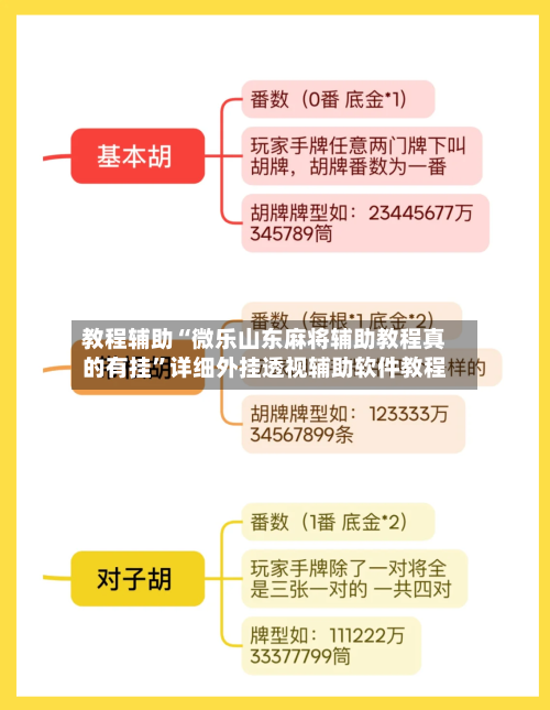 教程辅助“微乐山东麻将辅助教程真的有挂”详细外挂透视辅助软件教程-第2张图片