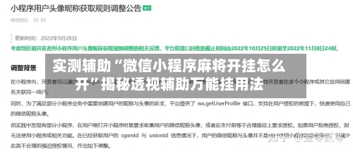 实测辅助“微信小程序麻将开挂怎么开”揭秘透视辅助万能挂用法-第3张图片