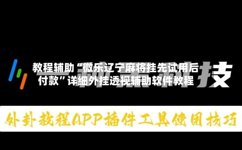 教程辅助“微乐辽宁麻将挂先试用后付款	”详细外挂透视辅助软件教程-第1张图片