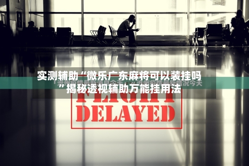 实测辅助“微乐广东麻将可以装挂吗”揭秘透视辅助万能挂用法-第2张图片