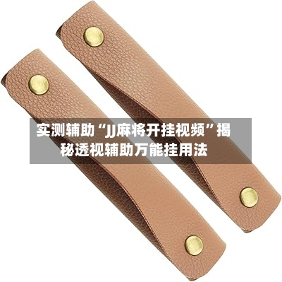实测辅助“JJ麻将开挂视频	”揭秘透视辅助万能挂用法-第1张图片