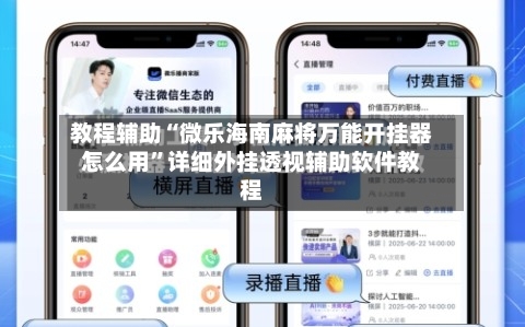 教程辅助“微乐海南麻将万能开挂器怎么用”详细外挂透视辅助软件教程-第1张图片
