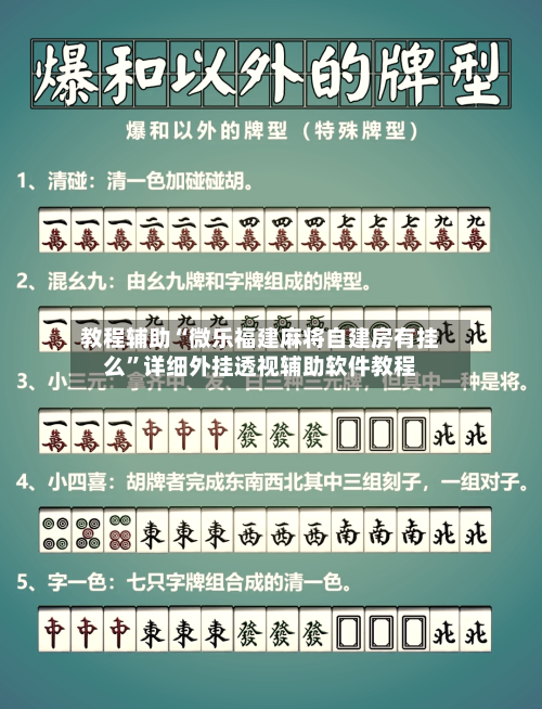 教程辅助“微乐福建麻将自建房有挂么”详细外挂透视辅助软件教程-第1张图片
