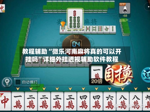 教程辅助“微乐河南麻将真的可以开挂吗	”详细外挂透视辅助软件教程-第3张图片