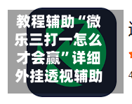 教程辅助“微乐三打一怎么才会赢	”详细外挂透视辅助软件教程-第1张图片