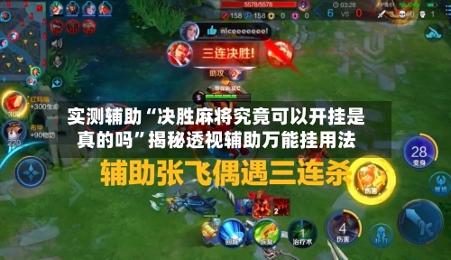 实测辅助“决胜麻将究竟可以开挂是真的吗”揭秘透视辅助万能挂用法-第1张图片