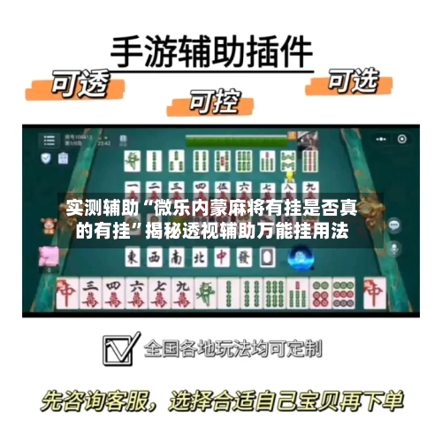 实测辅助“微乐内蒙麻将有挂是否真的有挂”揭秘透视辅助万能挂用法-第3张图片