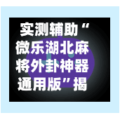 实测辅助“微乐湖北麻将外卦神器通用版	”揭秘透视辅助万能挂用法-第2张图片