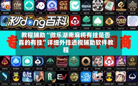 教程辅助“微乐湖南麻将有挂是否真的有挂	”详细外挂透视辅助软件教程-第1张图片