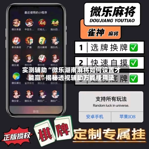 实测辅助“微乐湖南麻将如何设置才能赢”揭秘透视辅助万能挂用法-第1张图片