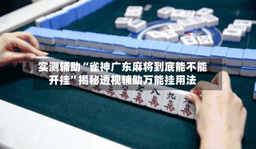 实测辅助“雀神广东麻将到底能不能开挂	”揭秘透视辅助万能挂用法-第3张图片