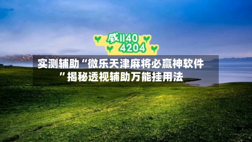 实测辅助“微乐天津麻将必赢神软件	”揭秘透视辅助万能挂用法-第1张图片