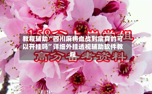 教程辅助“四川麻将血战到底真的可以开挂吗”详细外挂透视辅助软件教程-第1张图片