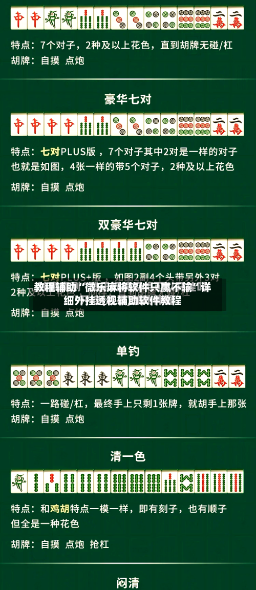 教程辅助“微乐麻将软件只赢不输”详细外挂透视辅助软件教程-第2张图片