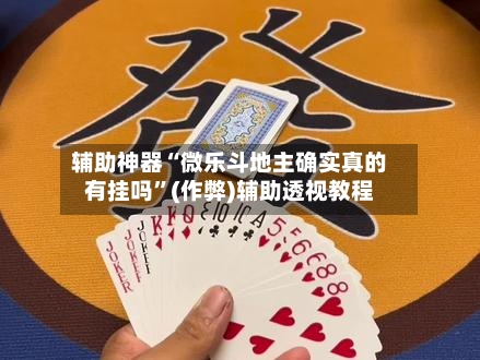 辅助神器“微乐斗地主确实真的有挂吗”(作弊)辅助透视教程-第1张图片