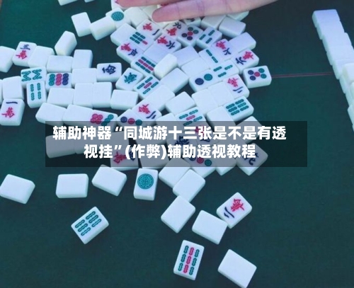 辅助神器“同城游十三张是不是有透视挂	”(作弊)辅助透视教程-第1张图片