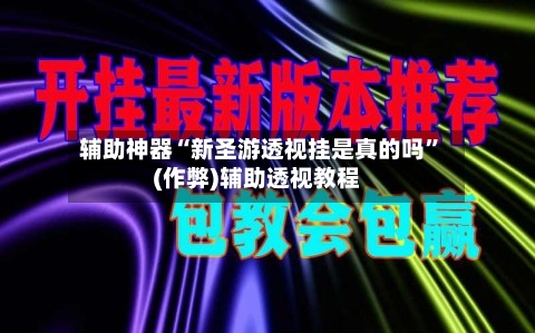 辅助神器“新圣游透视挂是真的吗	”(作弊)辅助透视教程-第1张图片