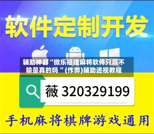 辅助神器“微乐福建麻将软件只赢不输是真的吗 	”(作弊)辅助透视教程-第3张图片