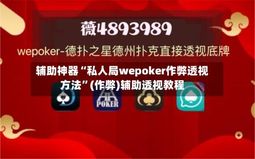 辅助神器“私人局wepoker作弊透视方法	”(作弊)辅助透视教程-第1张图片
