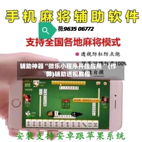 辅助神器“微乐小程序开挂应用 	”(作弊)辅助透视教程-第3张图片