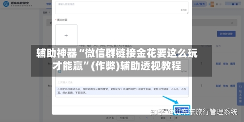 辅助神器“微信群链接金花要这么玩才能赢”(作弊)辅助透视教程-第2张图片